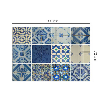 Glass fire hearth rectangular Ceramic tile patterns