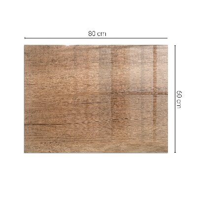 Corner glass hearth rectangular Natural wood pattern