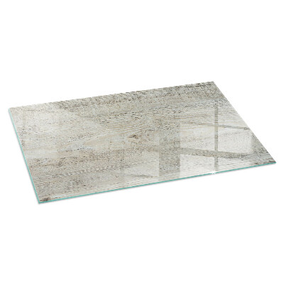 Corner glass hearth rectangular Light wood texture