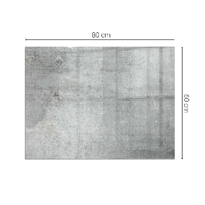 Glass fire hearth rectangular Raw concrete texture