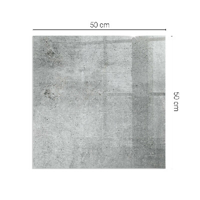 Glass fire hearth rectangular Raw concrete texture