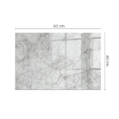 Glass fire hearth rectangular Marble structure pattern