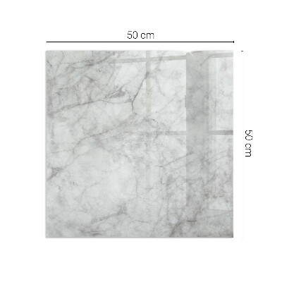 Glass fire hearth rectangular Marble structure pattern