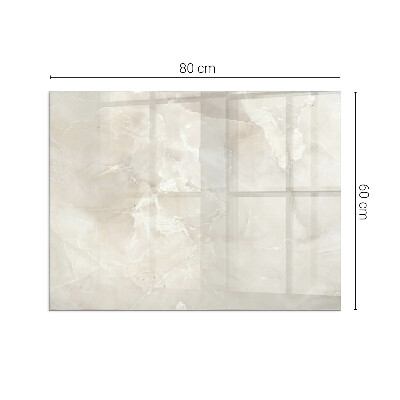 Corner glass hearth rectangular Natural marble pattern