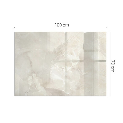 Corner glass hearth rectangular Natural marble pattern