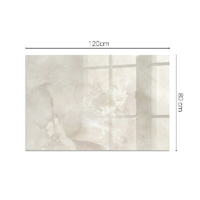 Corner glass hearth rectangular Natural marble pattern