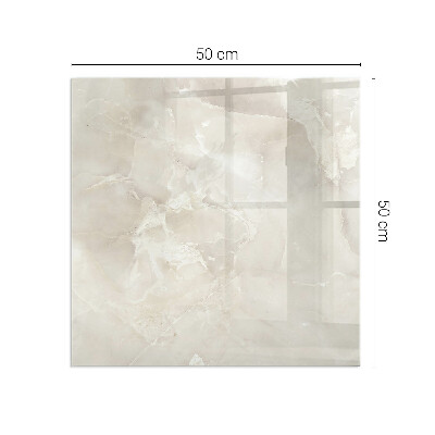 Corner glass hearth rectangular Natural marble pattern