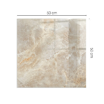 Corner glass hearth rectangular Natural stone pattern