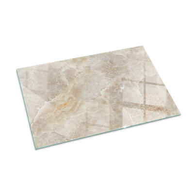 Corner glass hearth rectangular Natural stone pattern