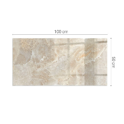 Corner glass hearth rectangular Natural stone pattern