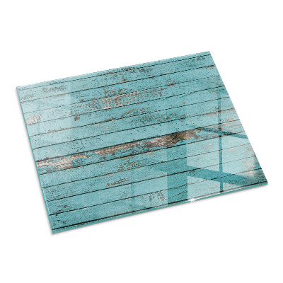 Corner glass hearth rectangular Rustic style boards