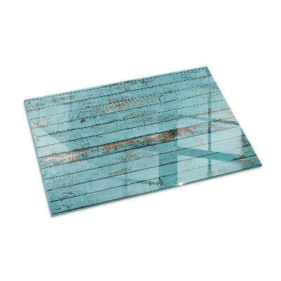 Corner glass hearth rectangular Rustic style boards