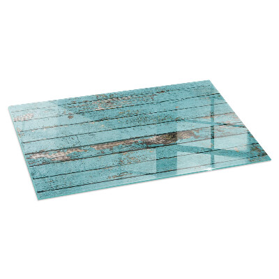 Corner glass hearth rectangular Rustic style boards