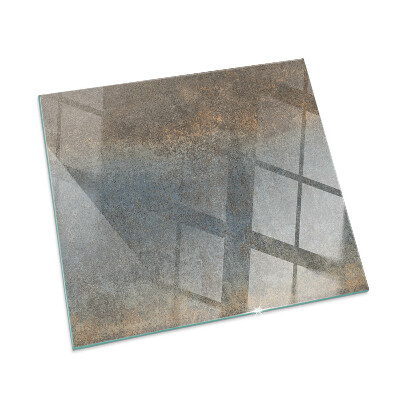 Glass fire hearth rectangular Abstract textured pattern