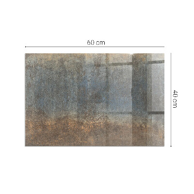 Glass fire hearth rectangular Abstract textured pattern