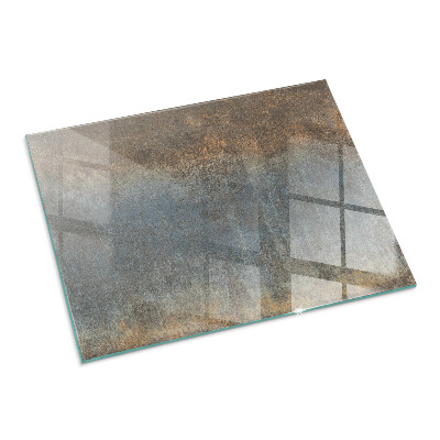Glass fire hearth rectangular Abstract textured pattern