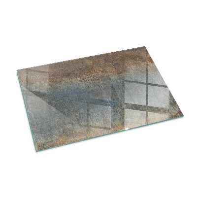 Glass fire hearth rectangular Abstract textured pattern
