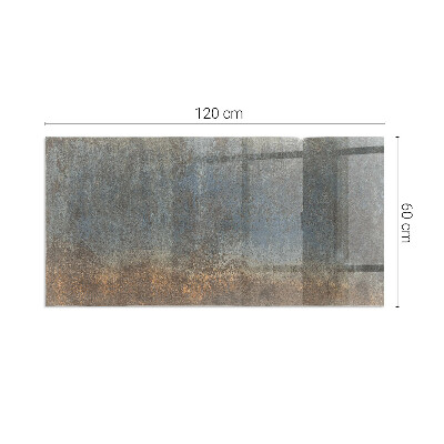 Glass fire hearth rectangular Abstract textured pattern