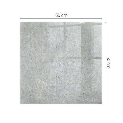 Corner glass hearth rectangular Raw concrete texture