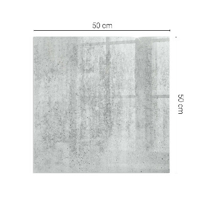 Glass fire hearth rectangular Raw concrete texture