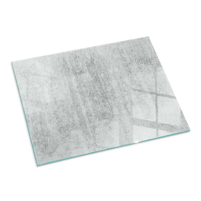 Glass fire hearth rectangular Raw concrete texture