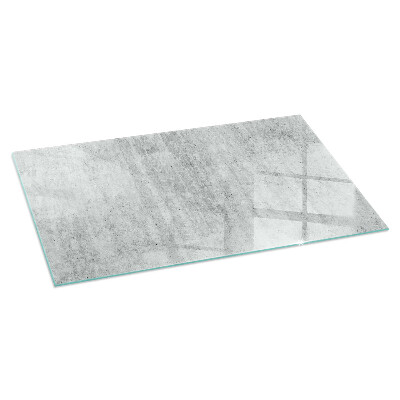 Glass fire hearth rectangular Raw concrete texture