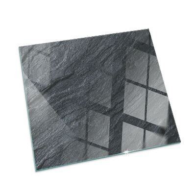 Corner glass hearth rectangular Stone surface texture