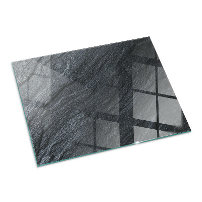 Corner glass hearth rectangular Stone surface texture