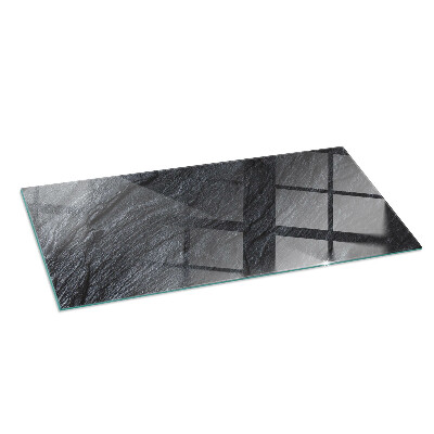 Corner glass hearth rectangular Stone surface texture