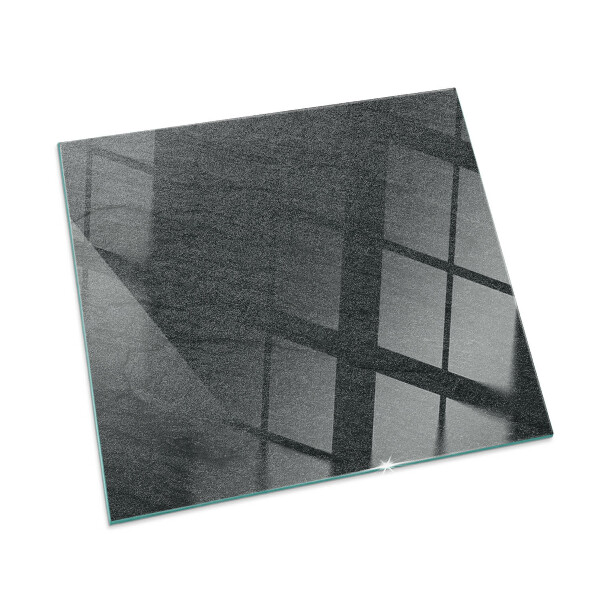 Corner glass hearth rectangular Stone surface texture