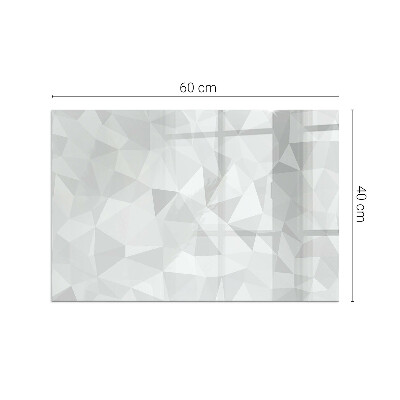Glass fire hearth rectangular Abstract geometric pattern