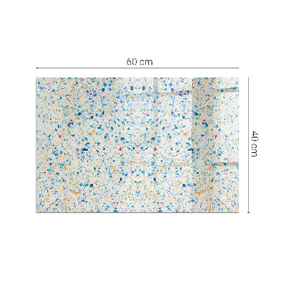 Glass fire hearth rectangular Abstract texture pattern