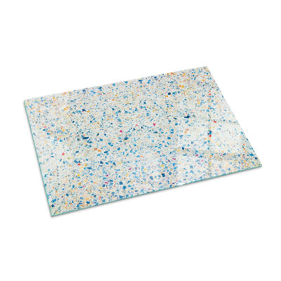 Glass fire hearth rectangular Abstract texture pattern