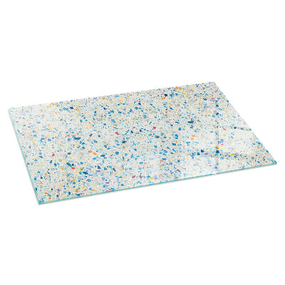 Glass fire hearth rectangular Abstract texture pattern