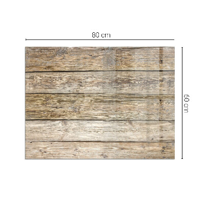 Corner glass hearth rectangular Natural wood boards