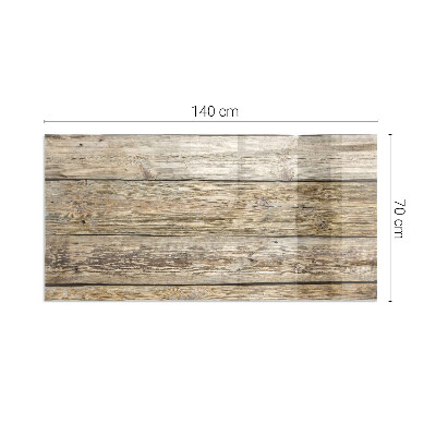 Corner glass hearth rectangular Natural wood boards