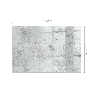 Corner glass hearth rectangular Raw concrete texture