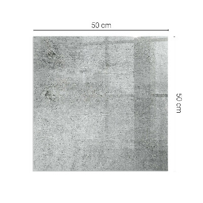 Glass fire hearth rectangular Raw concrete texture