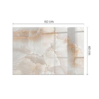 Corner glass hearth rectangular Natural stone pattern