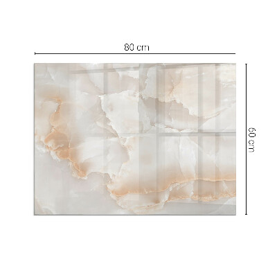 Corner glass hearth rectangular Natural stone pattern