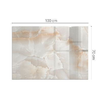 Corner glass hearth rectangular Natural stone pattern
