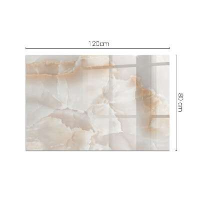 Corner glass hearth rectangular Natural stone pattern