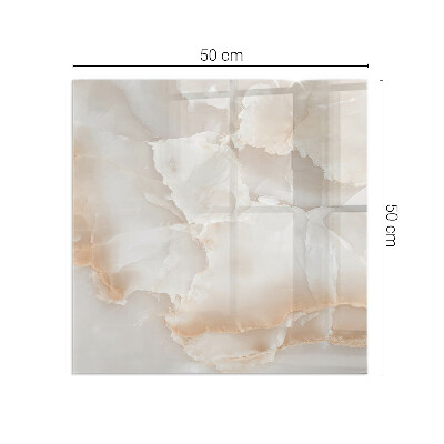 Corner glass hearth rectangular Natural stone pattern