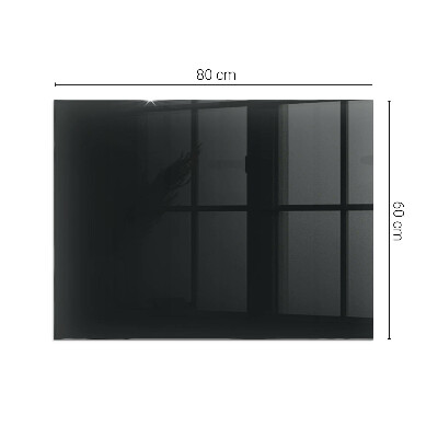 Corner glass hearth rectangular Color Dark graphite