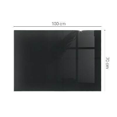 Corner glass hearth rectangular Color Dark graphite