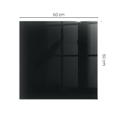 Corner glass hearth rectangular Color Dark graphite