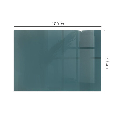 Glass fire hearth rectangular Sea Color