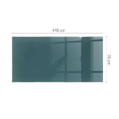 Glass fire hearth rectangular Sea Color