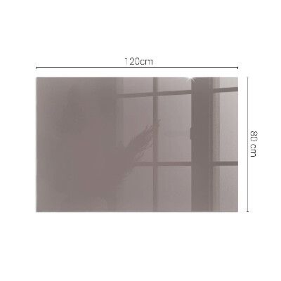 Corner glass hearth rectangular Color Beige