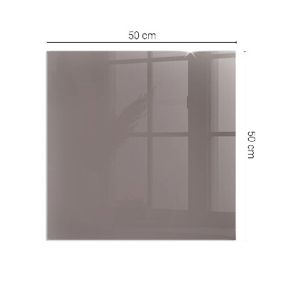 Corner glass hearth rectangular Color Beige